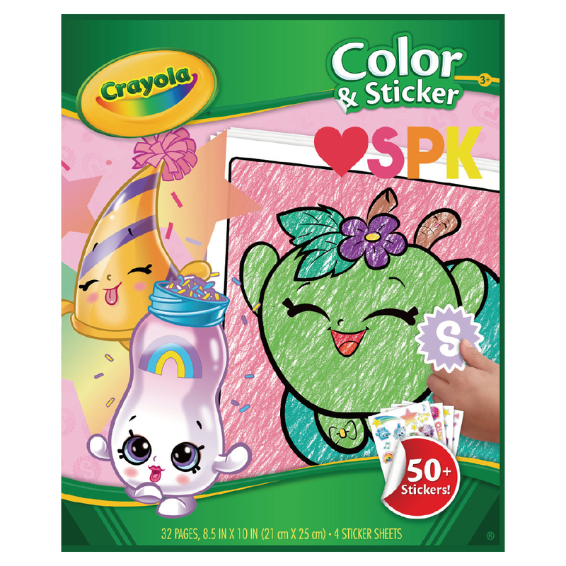 Color & Sticker Book - Shopkins