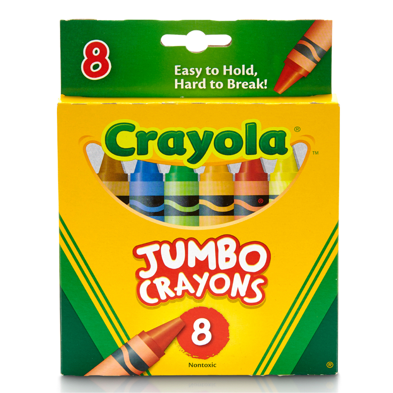 Jumbo crayons 8ct.