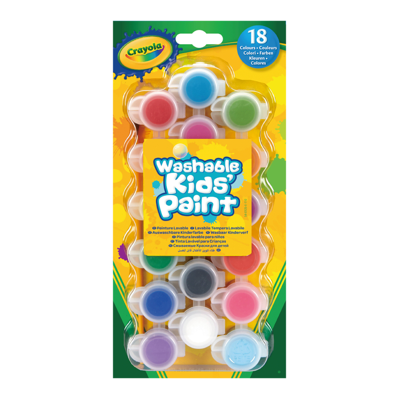 Washable Paints 18ct