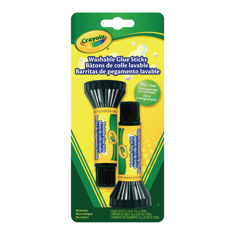 2 Washable Glue Sticks - 0.29oz each