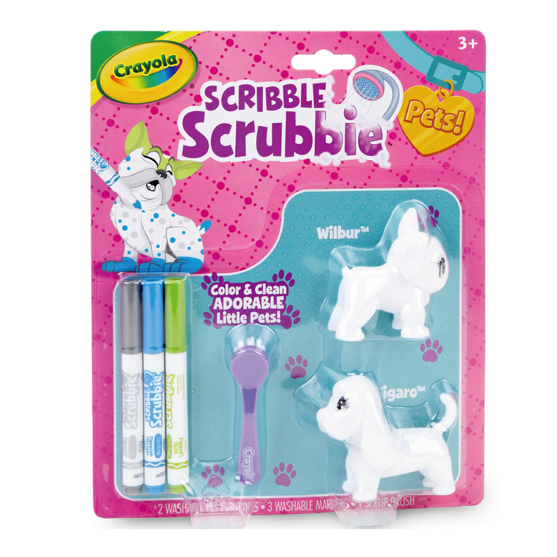 Scribble Scrubbie Pets Refill/Hound;6Pk