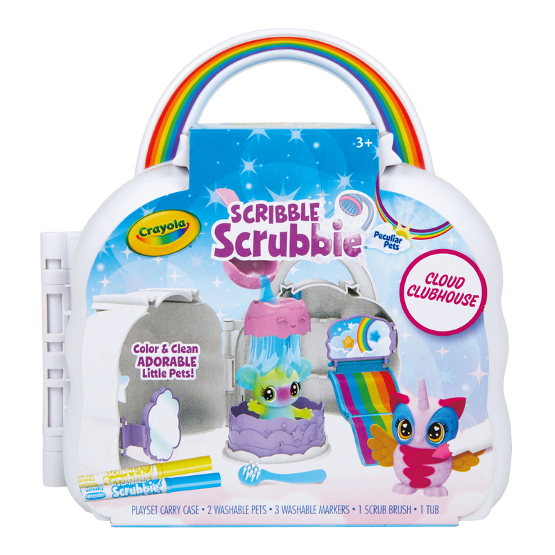 Scribble Scrubbie Peculiar Pets Cloud Clubhouse