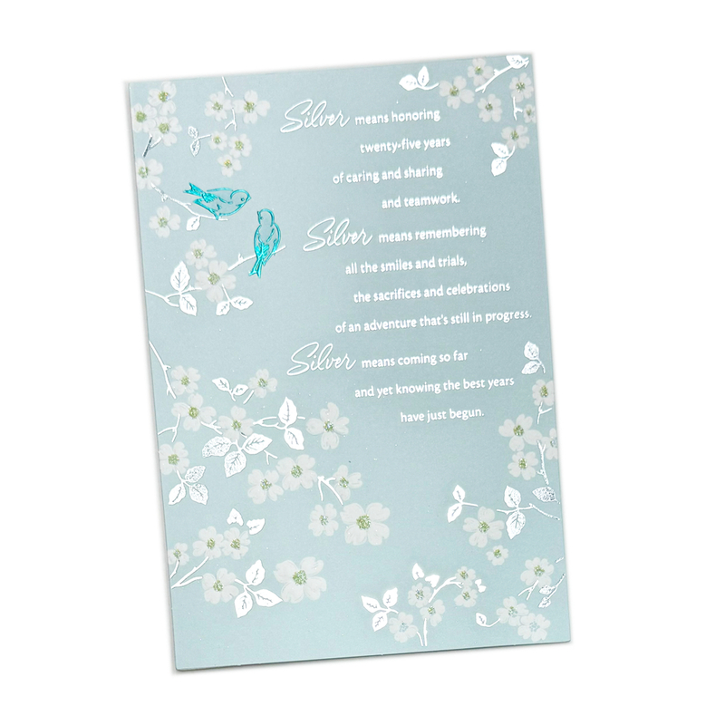 25th Anniversary Card