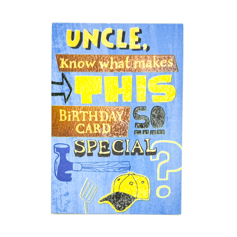Birthday Card - For Uncle