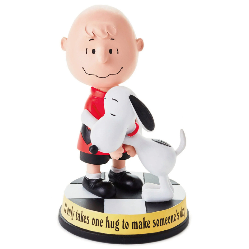 Peanuts® Charlie Brown and Snoopy One Hug Figurine, 5.5"