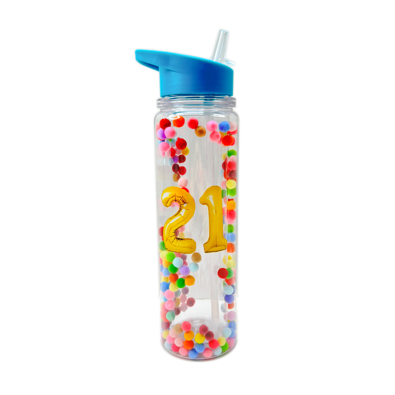 21 Pom Pom Water Bottle