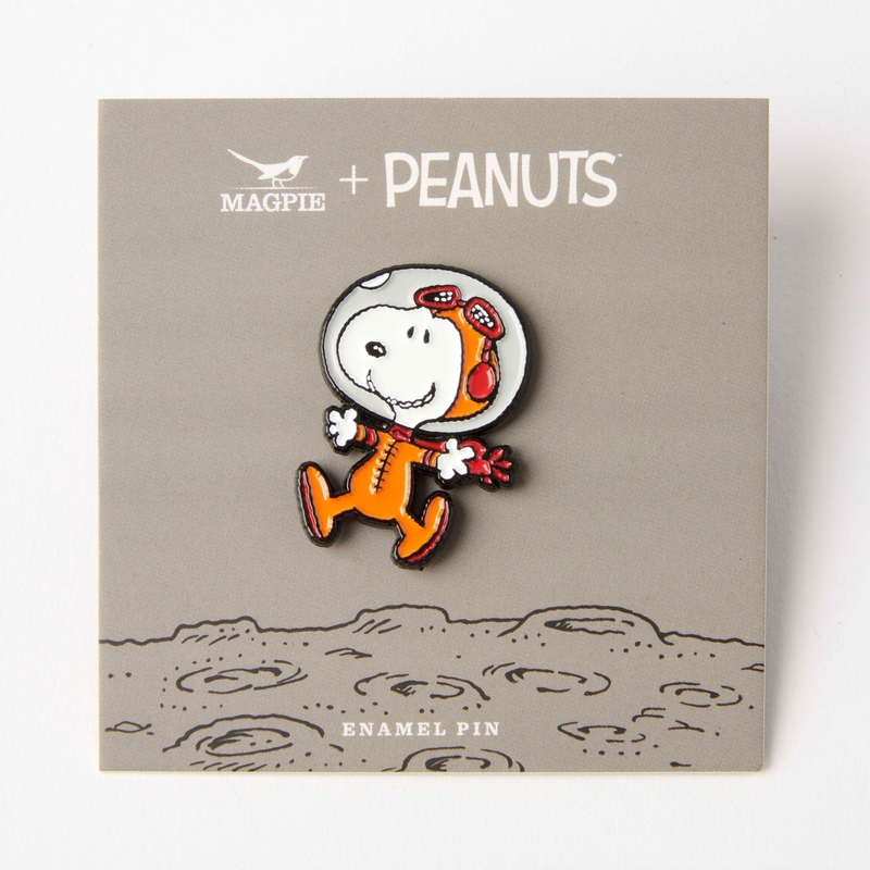 Peanuts Space Enamel Pin - Snoopy