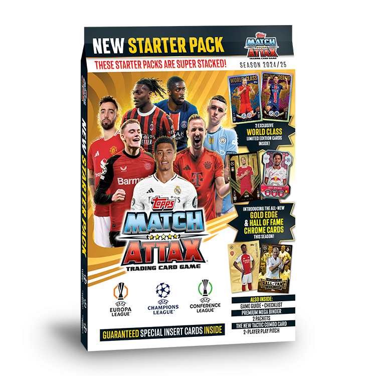 Match Attax UEFA 24/25 Collection - Starter Pack