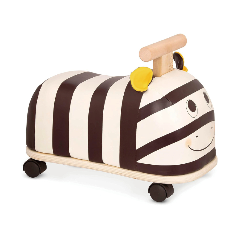 BX1949Z@B. ZEBRA WOODEN RIDE ON