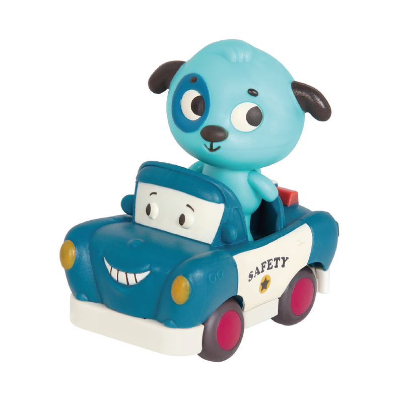LB1701Z@LOB. DOG & SAFETY CAR, WOOFER & SAFETY SAM