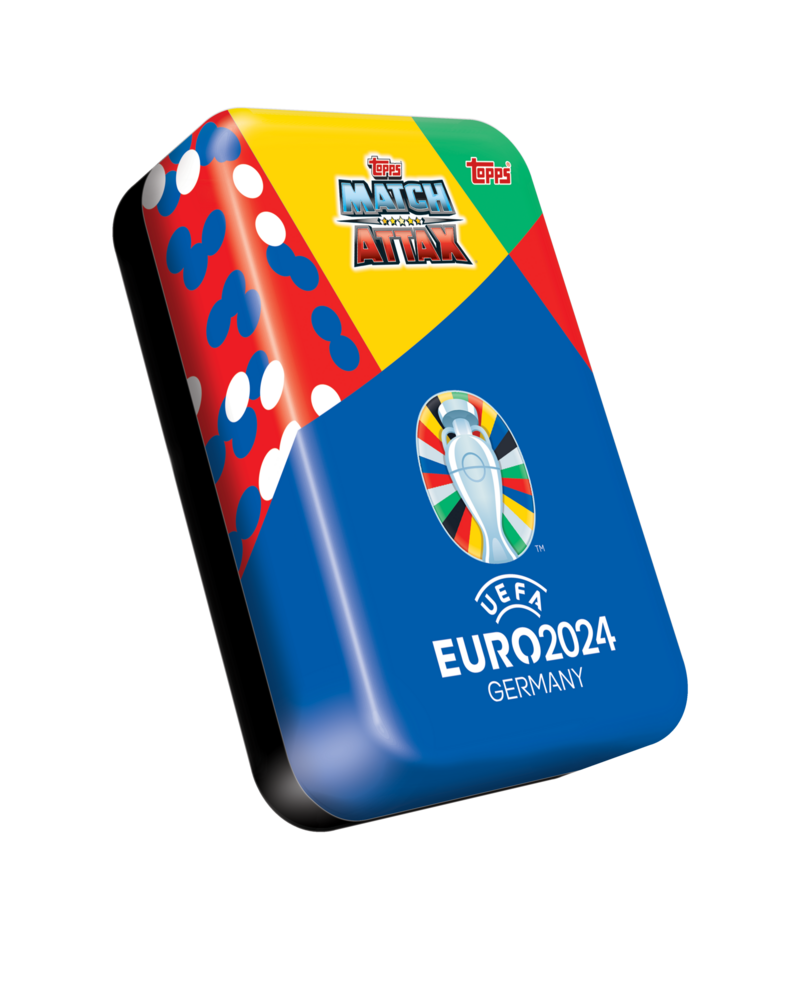 UEFA EURO 2024 Match Attax Official Trading Cards - Mega Tin (Random Colour)