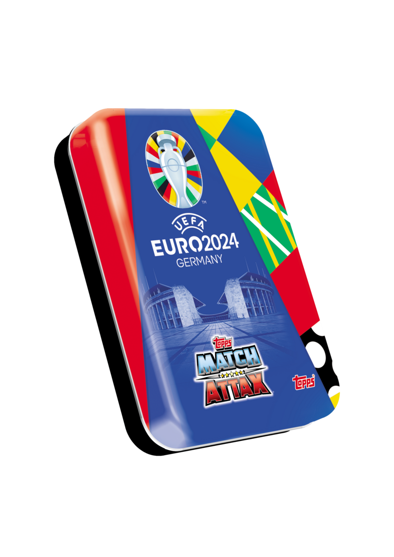 UEFA EURO 2024 Match Attax Official Trading Cards - Mini Tin (Random Colour)