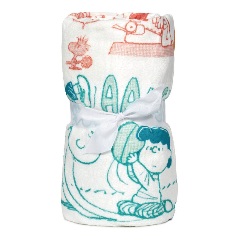 Peanuts® 75th Anniversary Through the Years Plush Throw Blanket