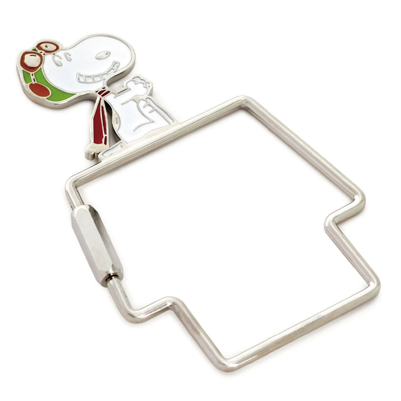 Peanuts® Snoopy the Flying Ace Doghouse-Shaped Keychain