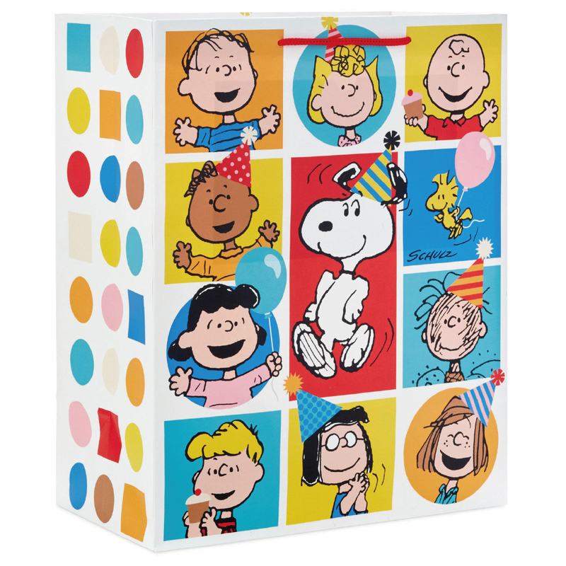 Peanuts® 幫派大號生日禮品袋 13吋