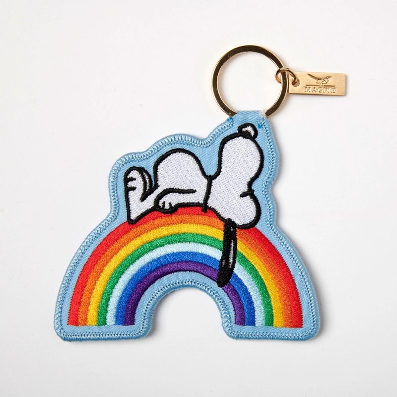 Magpie Peanuts Key Charm Rainbow