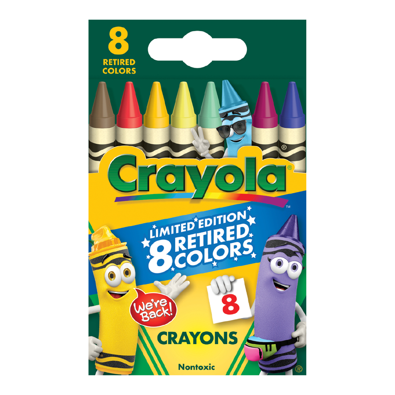 Limited Edition Retired Crayons, 8 Count