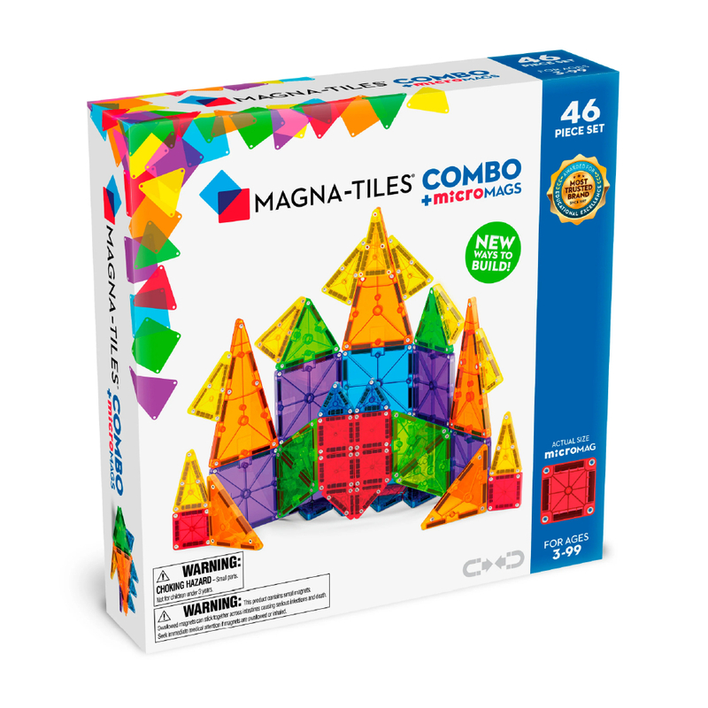 MAGT-244046CO@MAGNA-TILES COMBO + microMAGS 46pc Set