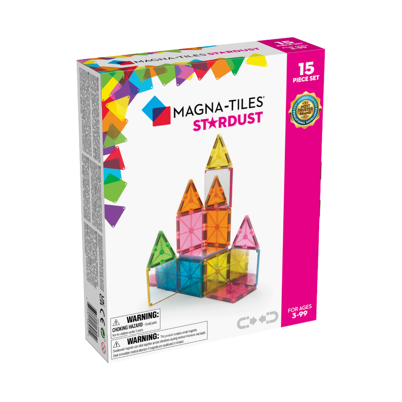 MAGT-18915@MAGNA-TILES® Stardust 15 Piece Set