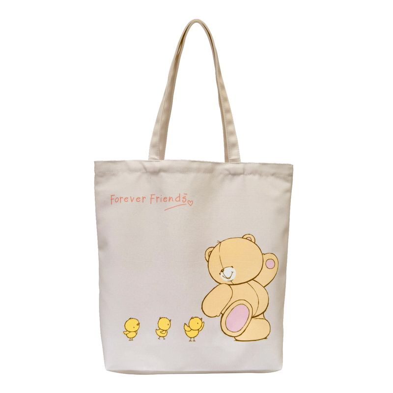Forever Friends Canvas Tote Bag (Bear&friends)