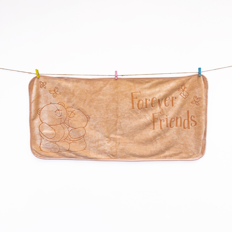 Forever Friends Hand Towel - Beige (35x75cm)