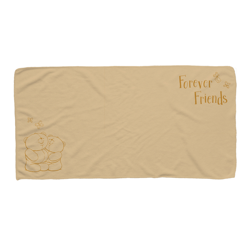 Forever Friends Bath Towel- Beige (70x140cm)