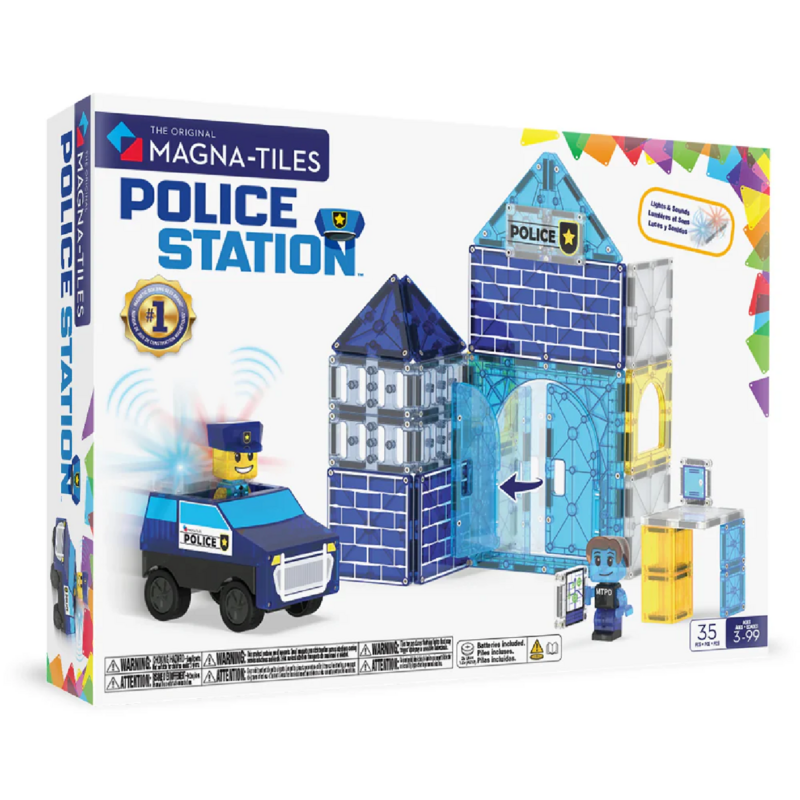 MAGT-252035PS@MAGNA-TILES Police Station
