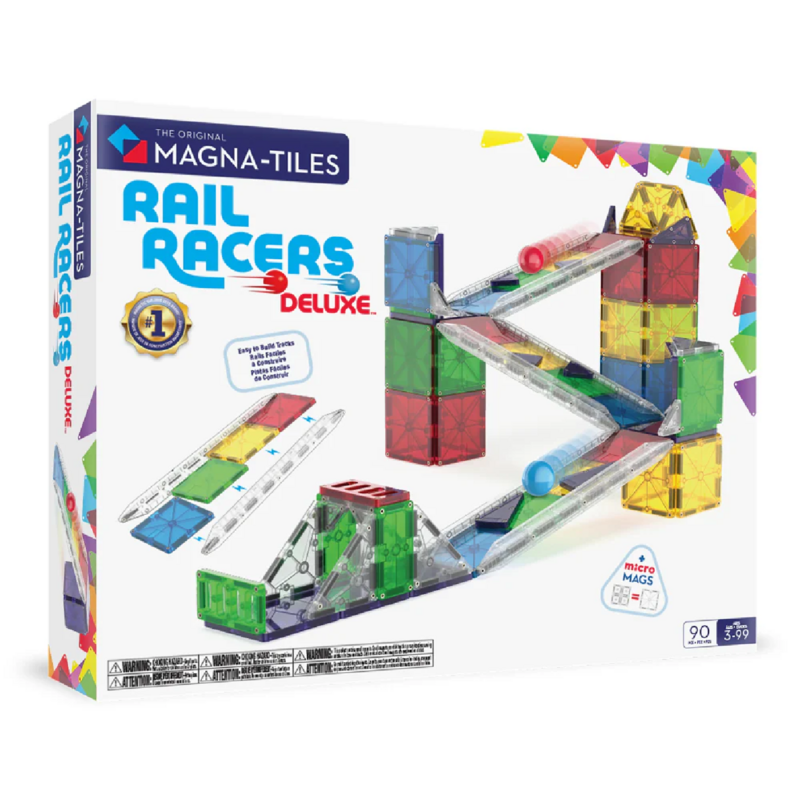 MAGT-251090RR@MAGNA-TILES Rail Racers Deluxe