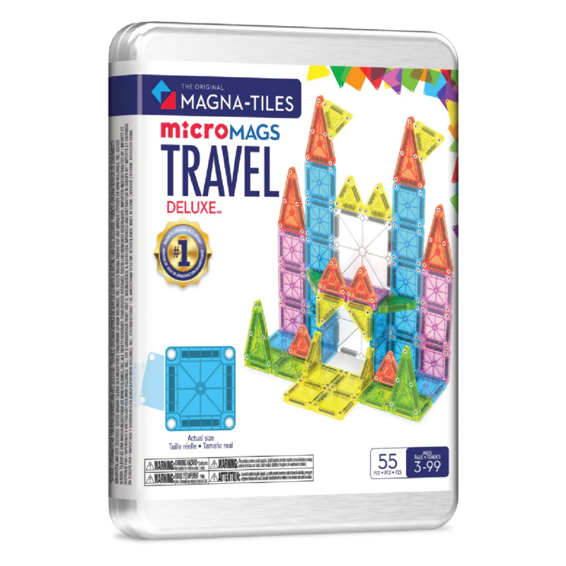 MAGT-254055TS@MAGNA-TILES MicroMAGS Travel Set Deluxe