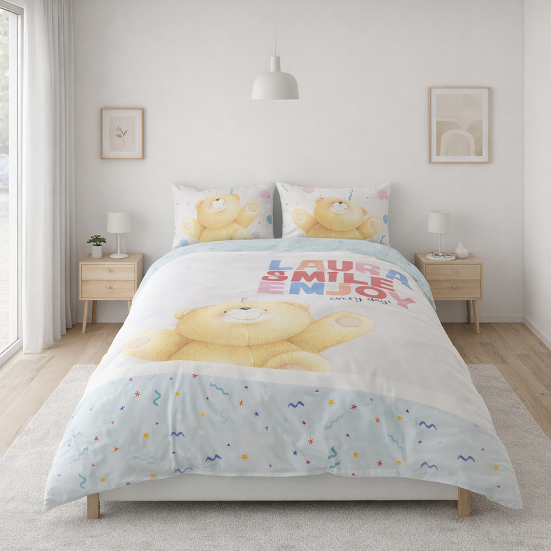 Forever Friends Anti-bacterial bedding set (Double)