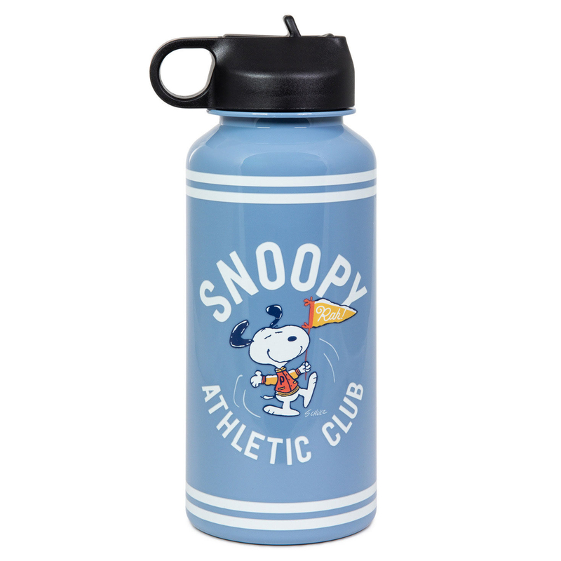 Peanuts Snoopy Athletic Club Stainless Steel Water Bottle