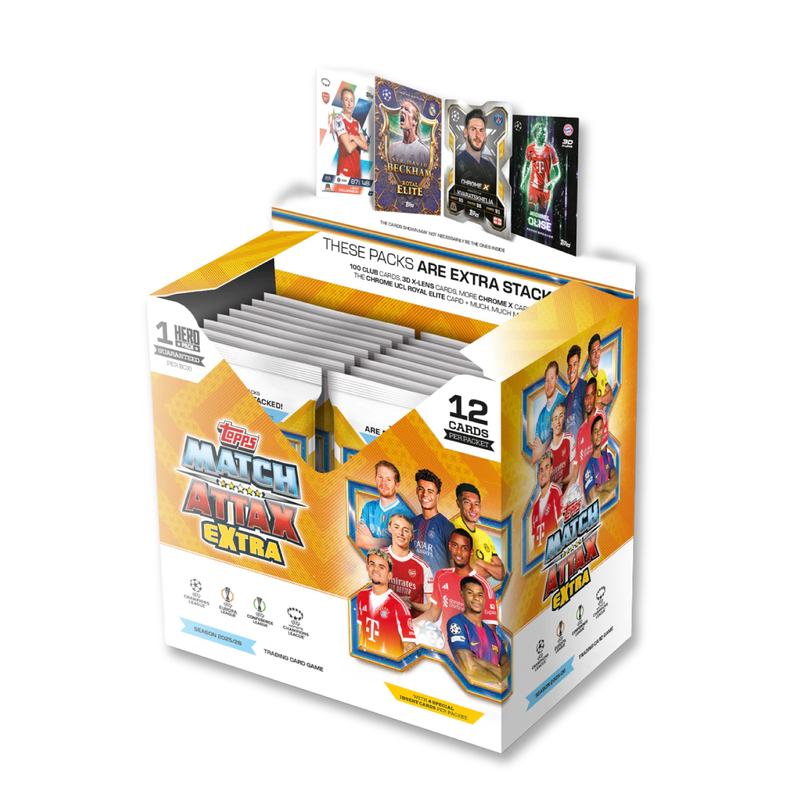 UCC Match Attax Extra 2025-26 - Cards (Full Box 32 Packets)
