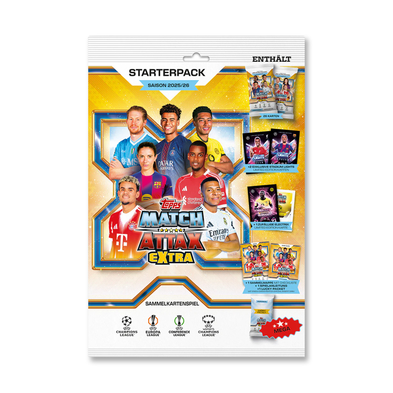 UCC Match Attax Extra 2025-26 - Starter Packs