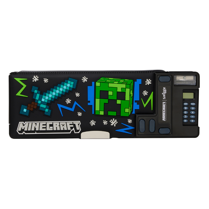 Minecraft Pop Out Pencil Case(BLACK)