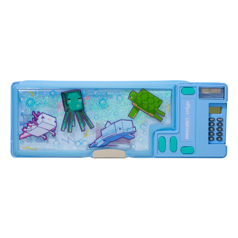 Minecraft Pop Out Pencil Case(BLUE)