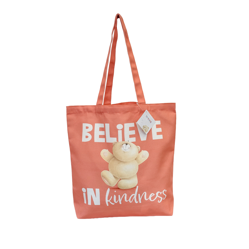 Forever Friends Canvas Tote Bag (Kindness) - Orange