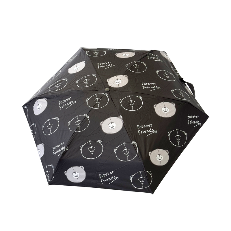 Forever Friends Pocket Umbrella (Black)