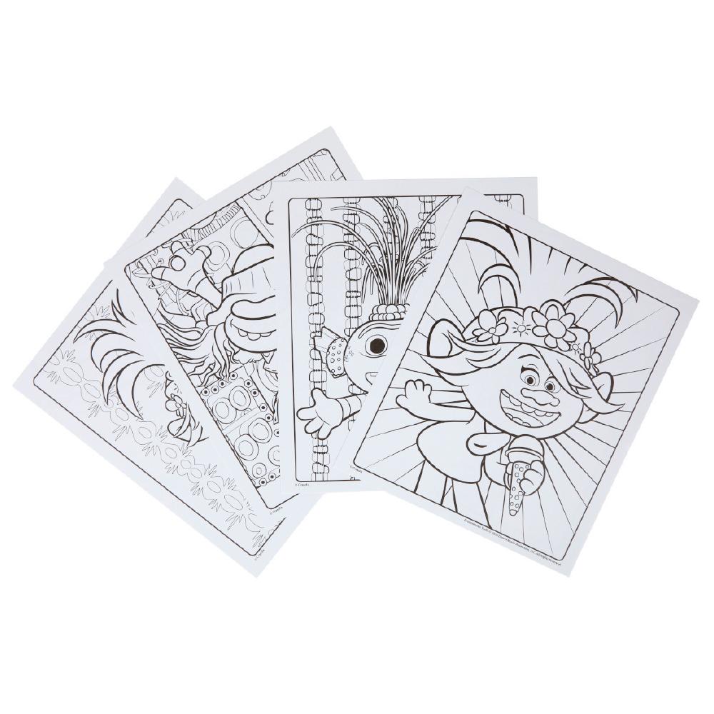 Trolls World Tour Color & Sticker Book