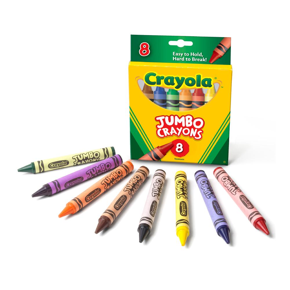 Jumbo crayons 8ct.