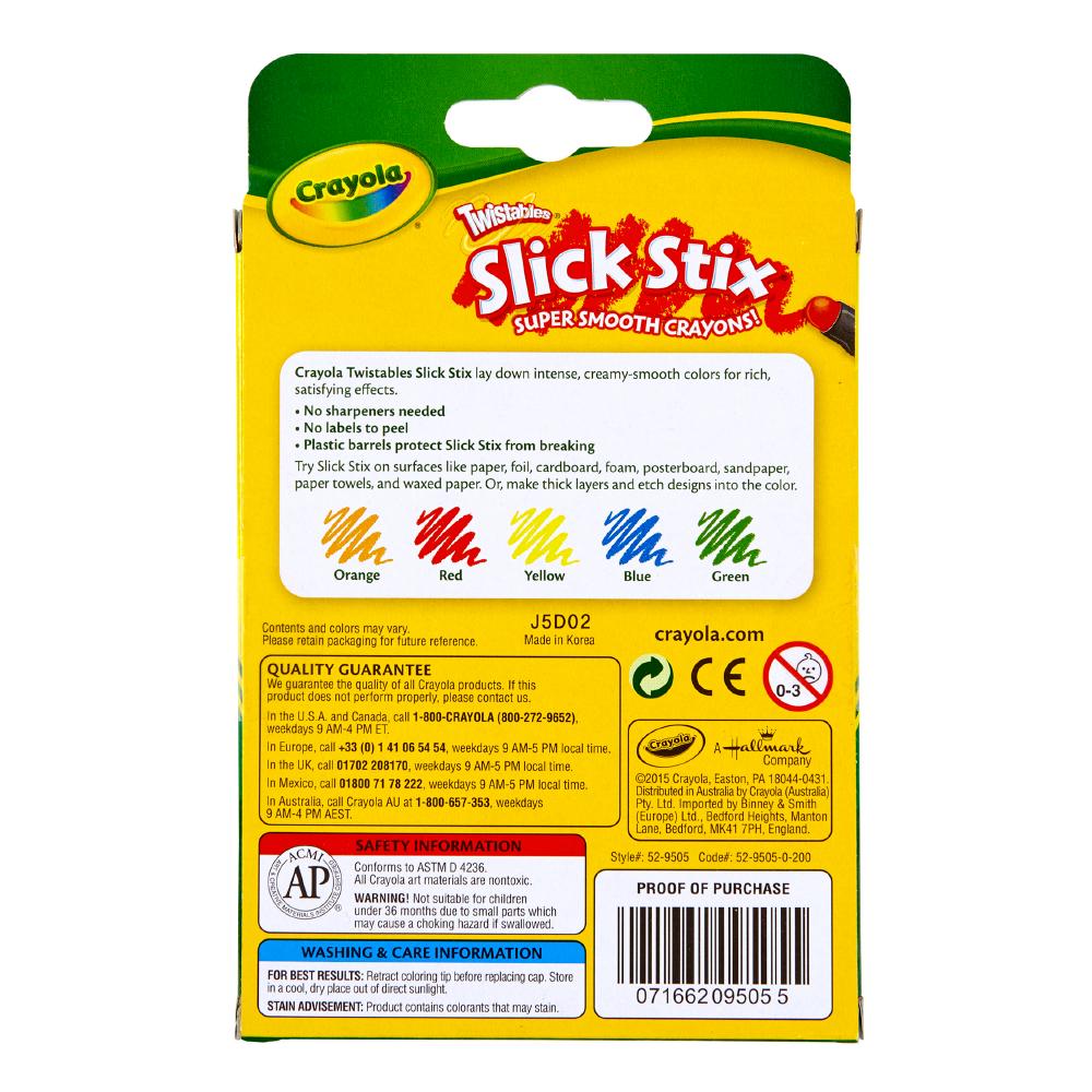 5 count Twistable Slick Stix