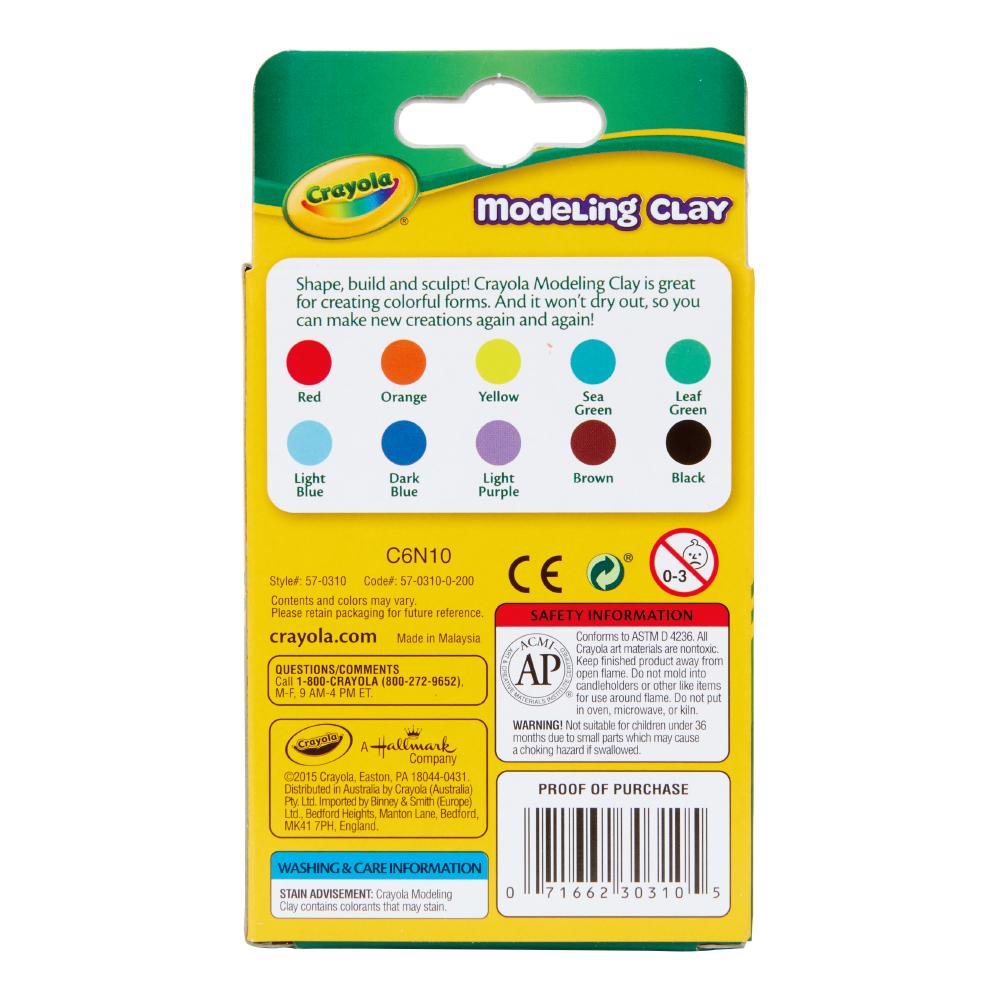 輕黏土迷你黏土條10支