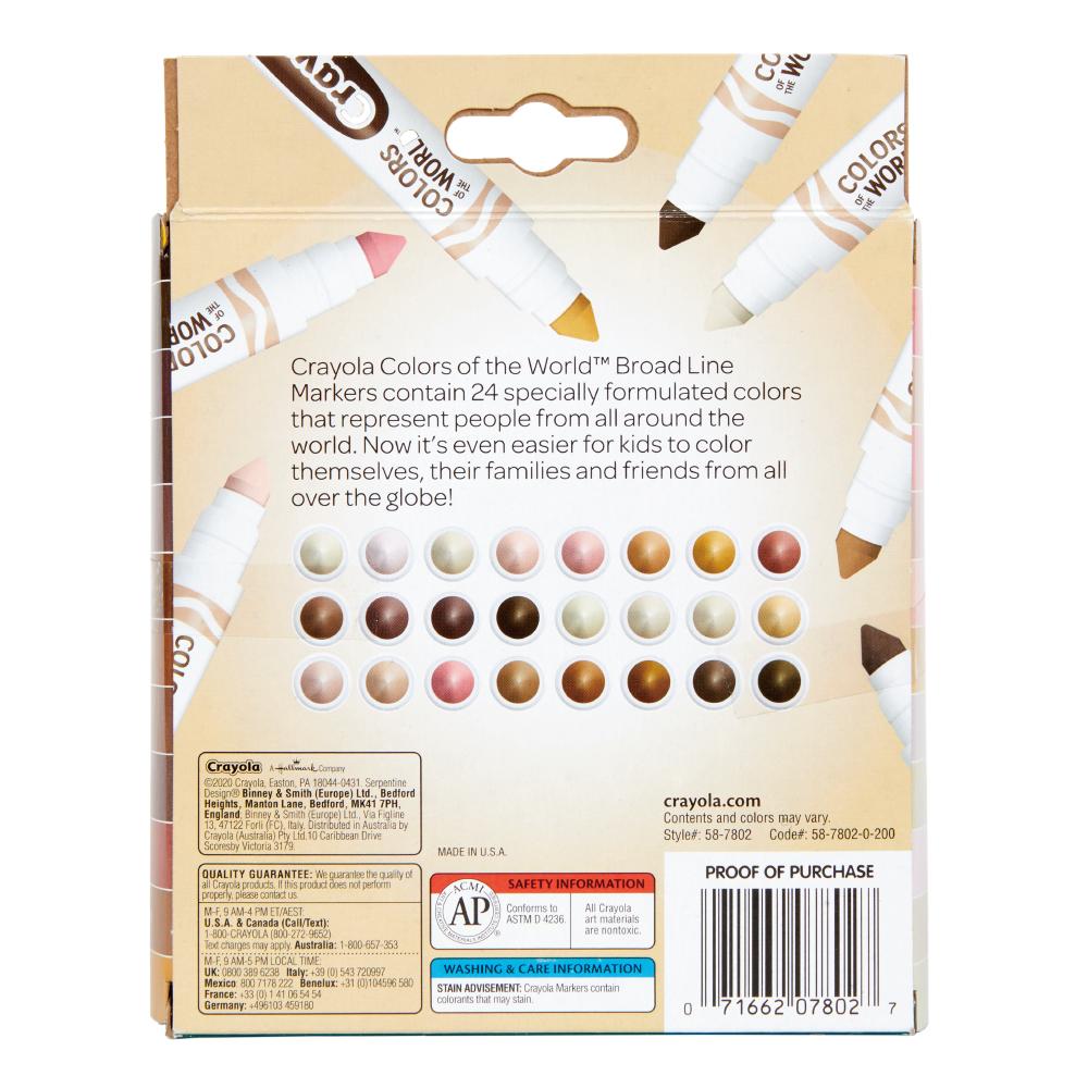 Colors of The World 24CT Regular Markers