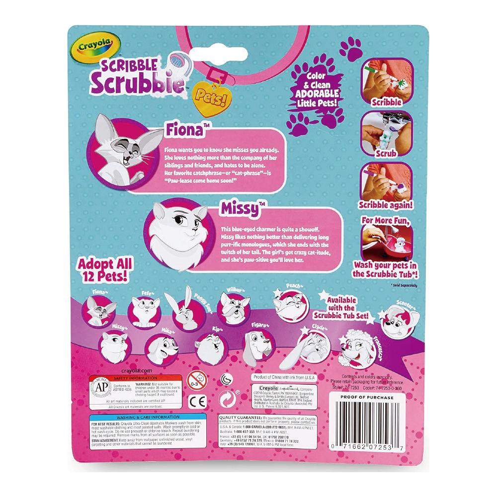 Scribble Scrubbie Pets Pack Refill Cats