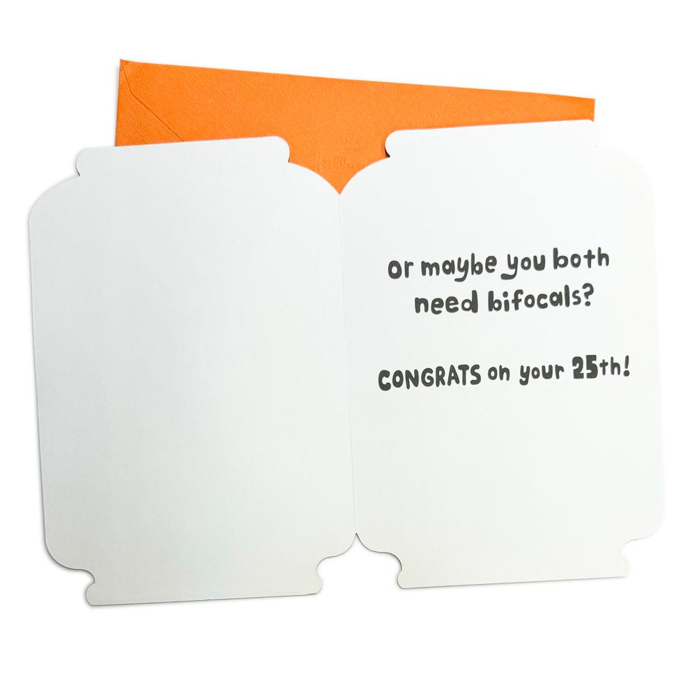 25th Anniversary Card