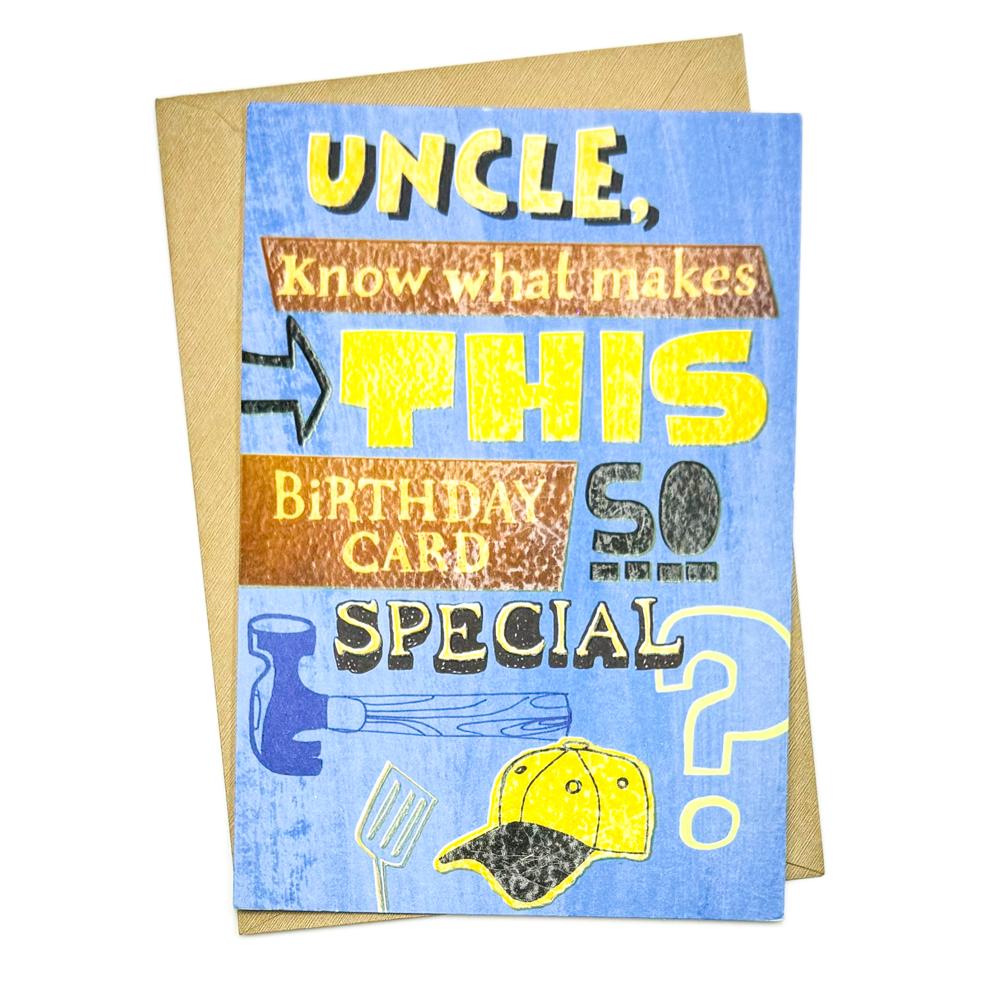 Birthday Card - For Uncle