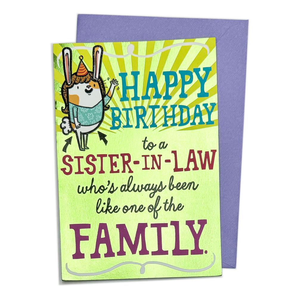 Birthday Card - For Sister in law