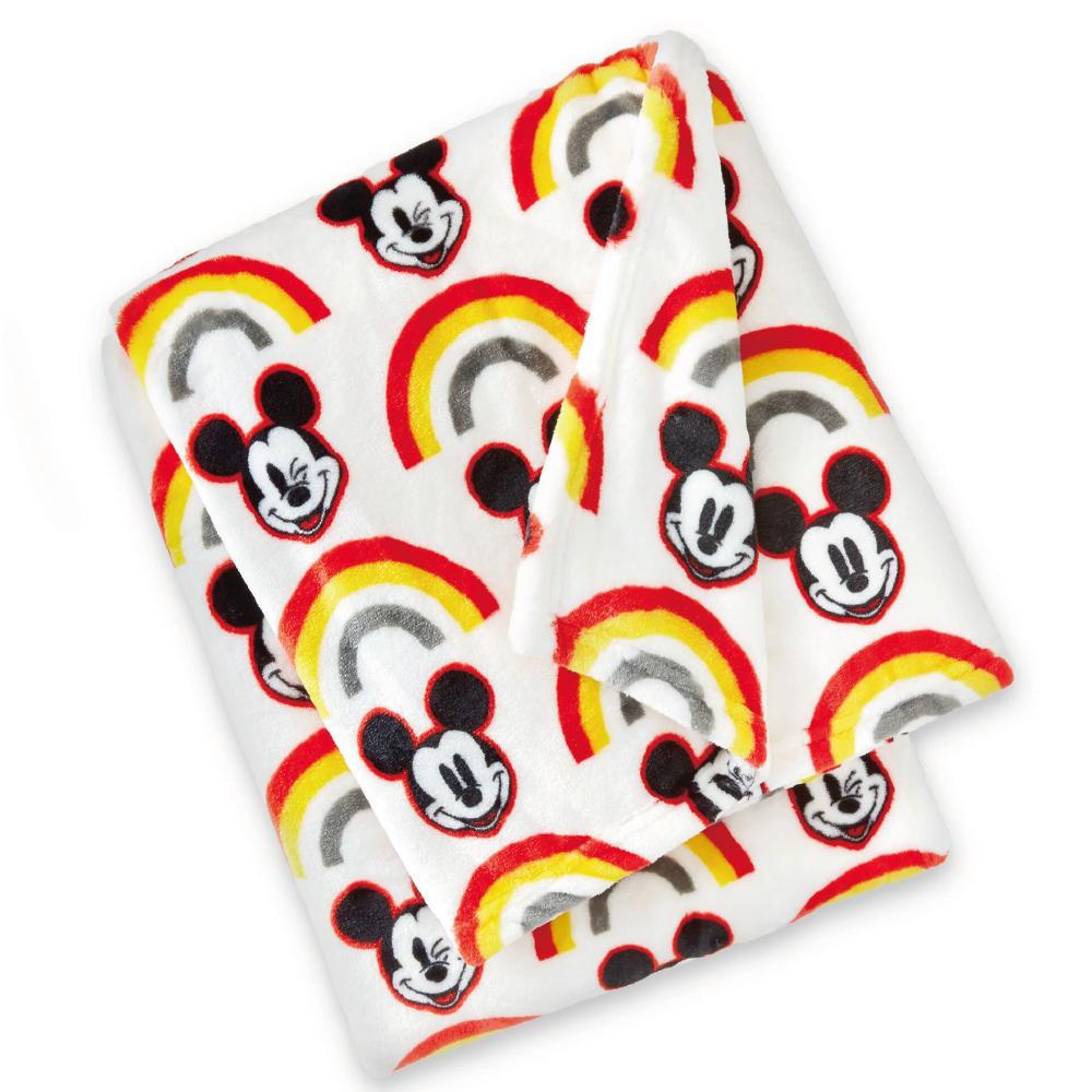 Disney Mickey Rainbow Throw Blanket