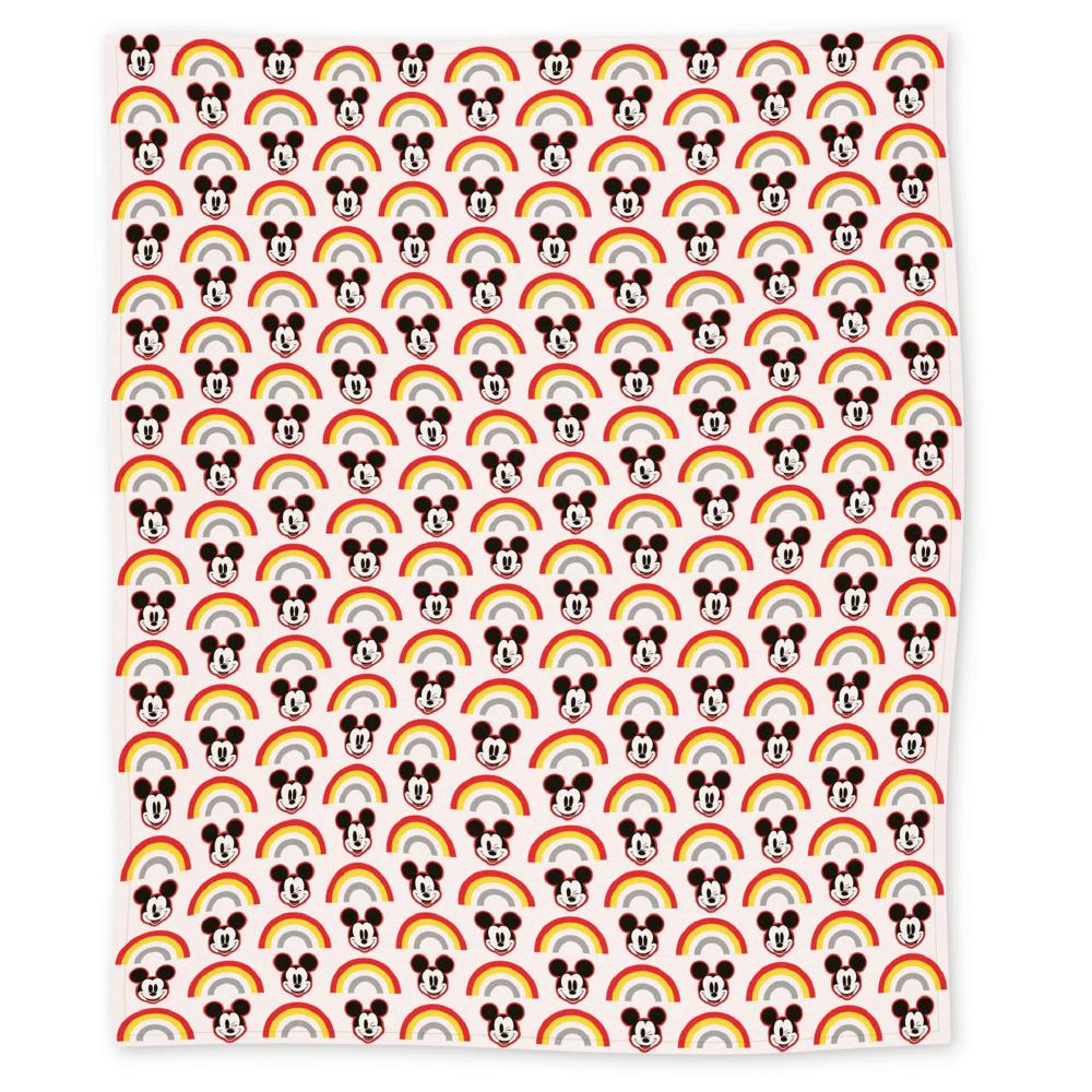 Disney Mickey Rainbow Throw Blanket
