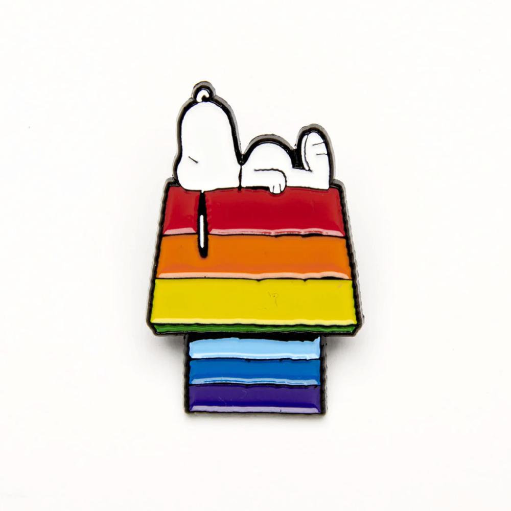Peanuts Good Vibes Enamel Pin - Rainbow House