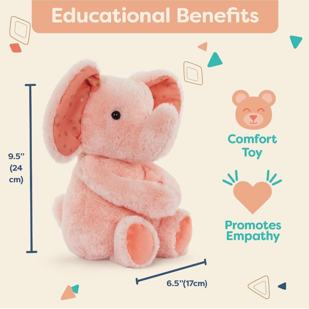 BX2047Z@B. CLASSIC PLUSH ELEPHANT - PINK